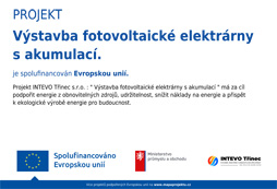 Projekt V�stavba fotovoltaick� elektr�rny
s akumulac�.